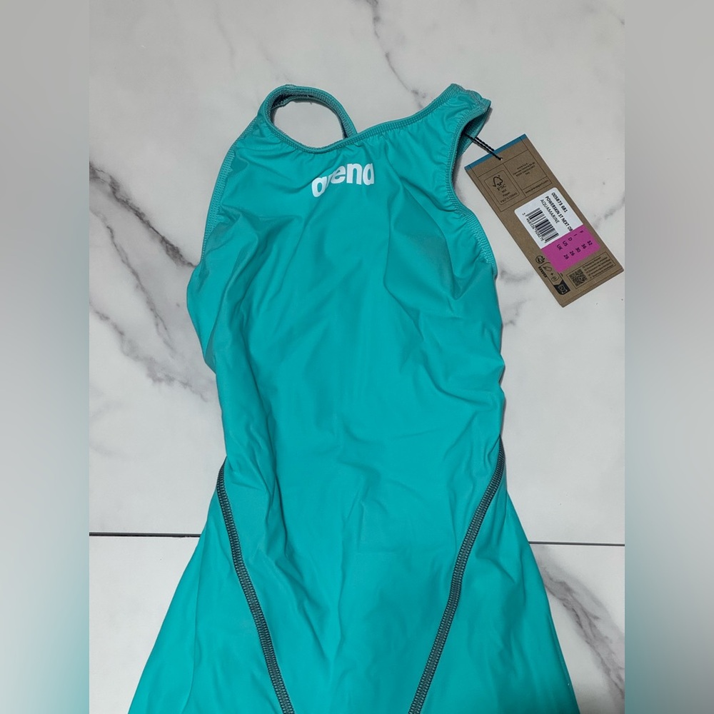 NWT! Arena Powerskin Tech Suit-size 26 Aquamarine - Picture 2 of 5